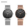 BESSERON Watches For Women Japan Movement 2035 Quartz Stainless Steel Case Back Watch Made In china